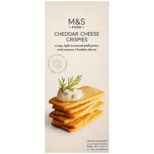 M&S Cheddar Cheese Crispies | Breakage-Proof packing  Imported