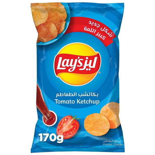 Lays Tomato Ketchup Chips 170G | Imported