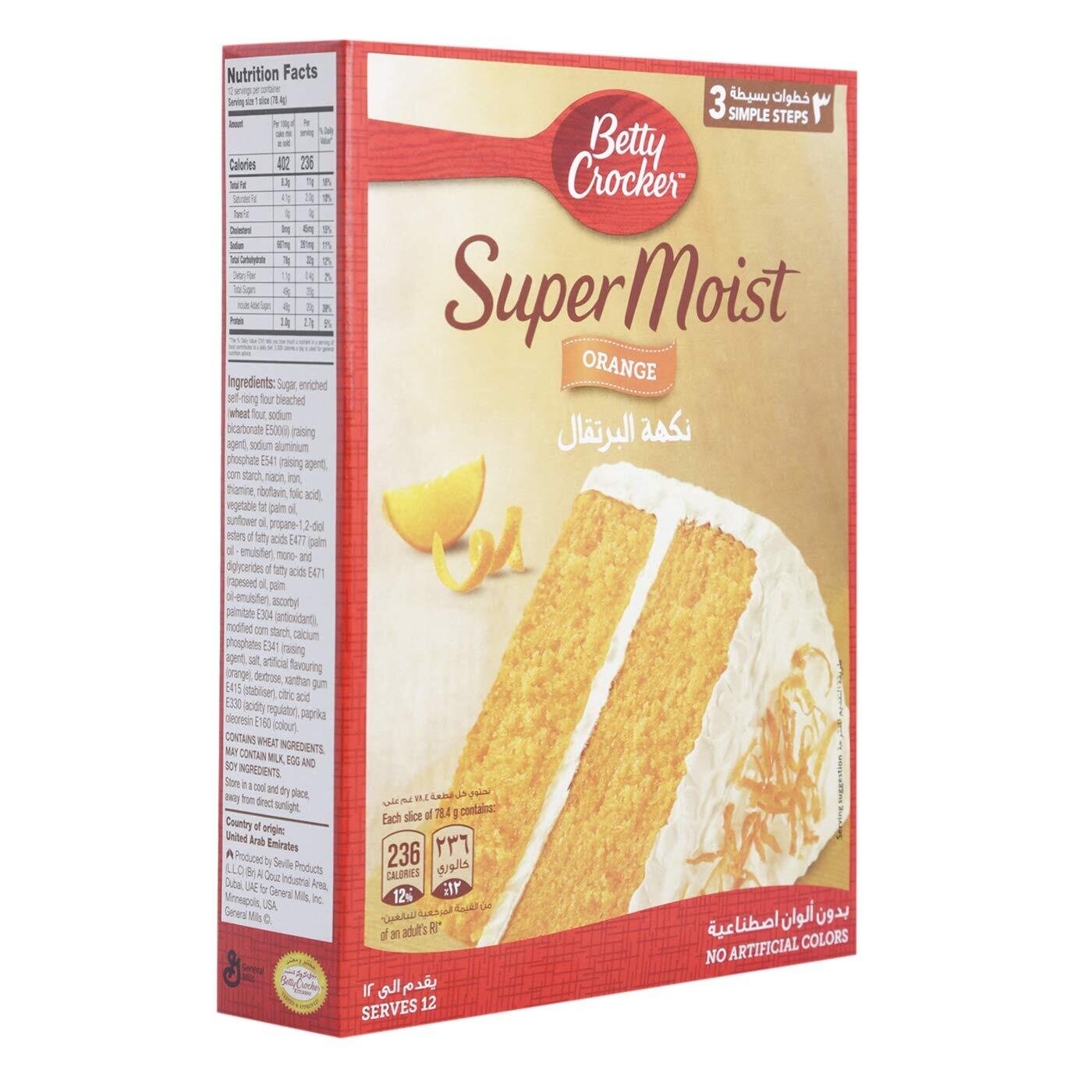 Betty Crocker Super Moist Orange