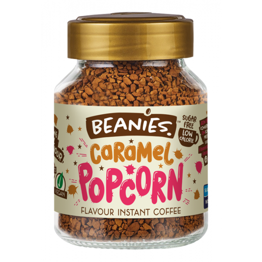 BEANIES CARAMEL POCORN INSTANT COFFEE 50G