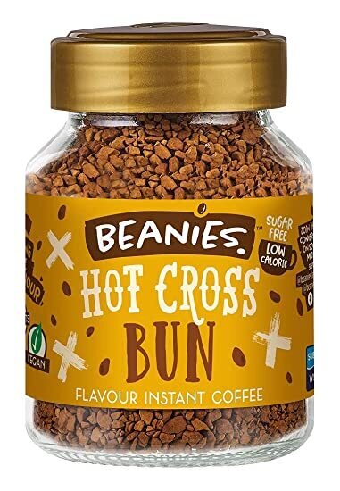 Beanies Hot Cross Bun Coffee 50G, Imported From UK